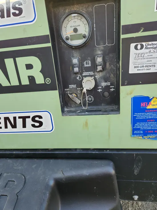 2018 Sullair 185DPQ-KU-T3 Air Compressor