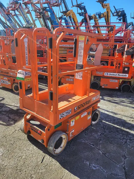 2020 Snorkel TM12E Self-Propelled One-Person Lift
