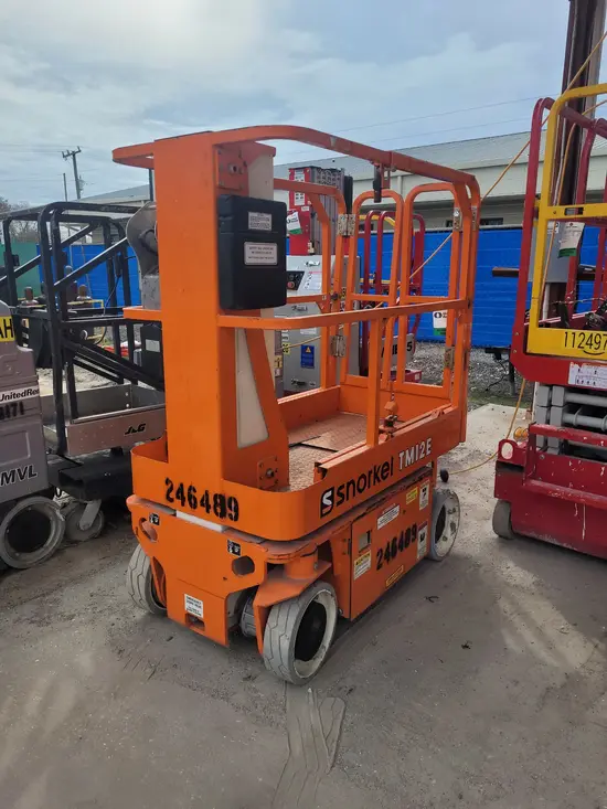 2020 Snorkel TM12E Self-Propelled One-Person Lift
