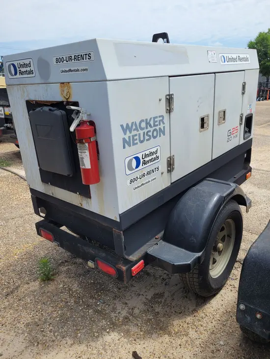2018 Wacker Neuson G25 T4F Diesel Generator