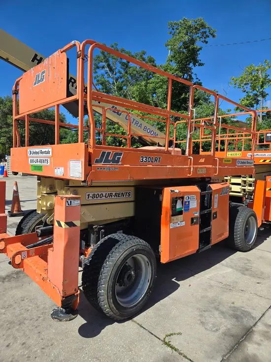 2019 JLG 330LRT Rough Terrain Scissor Lift
