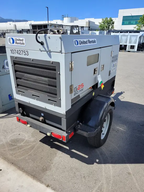 2018 Wacker Neuson G25 T4F Diesel Generator