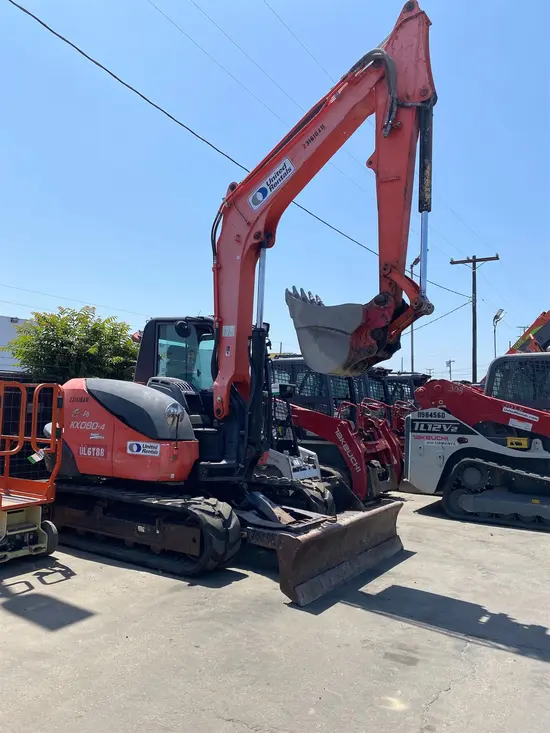 2019 Kubota KX080-4SR3A Mini Excavator