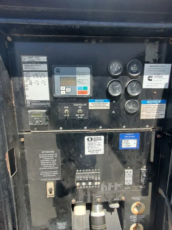 2015 Cummins C60D6R COG Diesel Generator