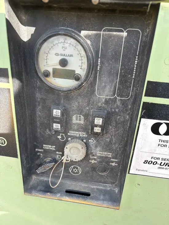 2018 Sullair 185DPQ-KU-T3 Air Compressor