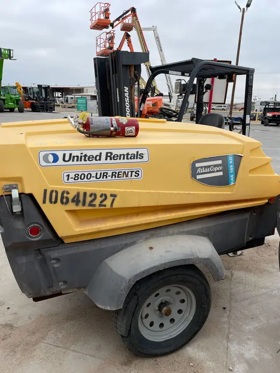 2017 Atlas Copco XAS185KD7 T4F Air Compressor