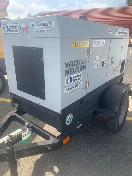 2021 Wacker Neuson G25 T4F Diesel Generator