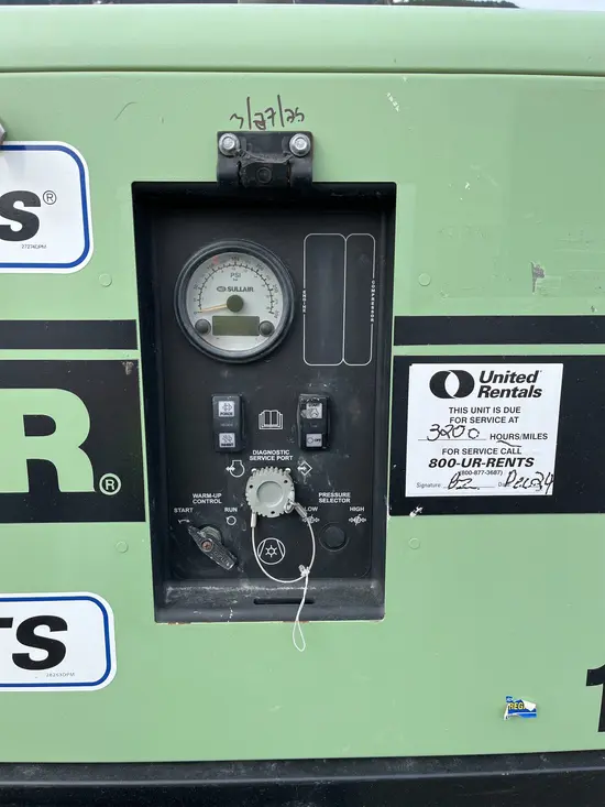 2018 Sullair 185DPQ-KU-T3 Air Compressor