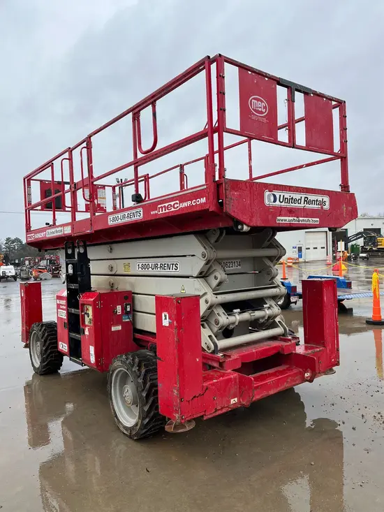 2017 MEC 6092RT Rough Terrain Scissor Lift