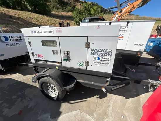 2019 Wacker Neuson G25 T4F Diesel Generator