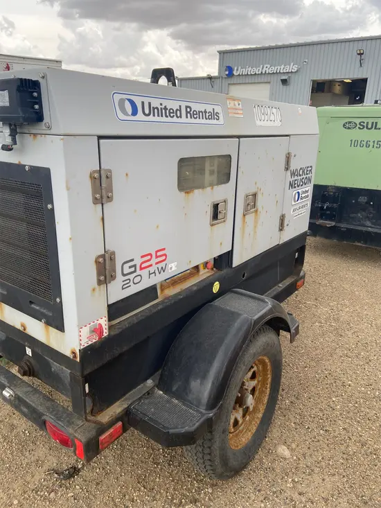 2019 Wacker Neuson G25 T4F Diesel Generator