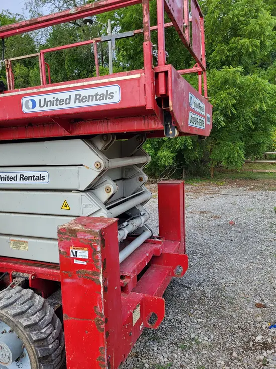 2016 MEC 6092RT Rough Terrain Scissor Lift