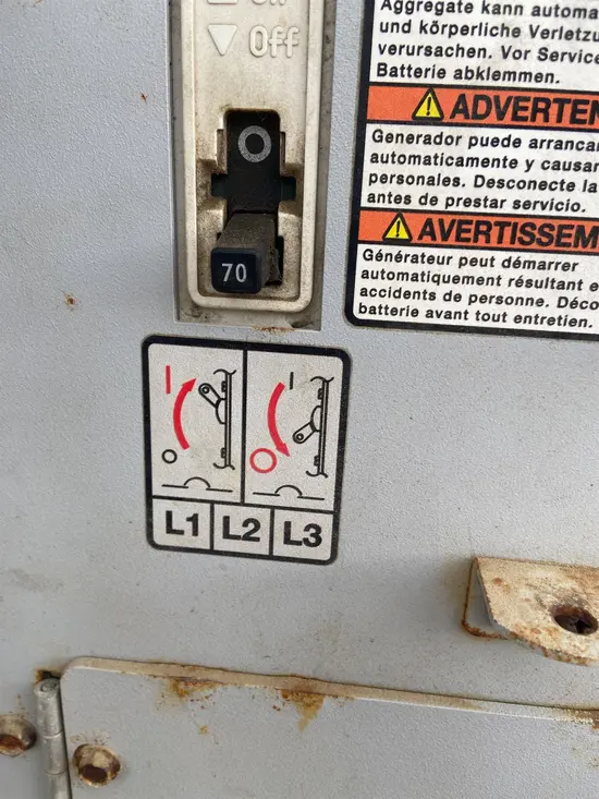 2019 Wacker Neuson G25 T4F Diesel Generator