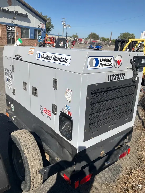 2021 Wacker Neuson G25 T4F Diesel Generator