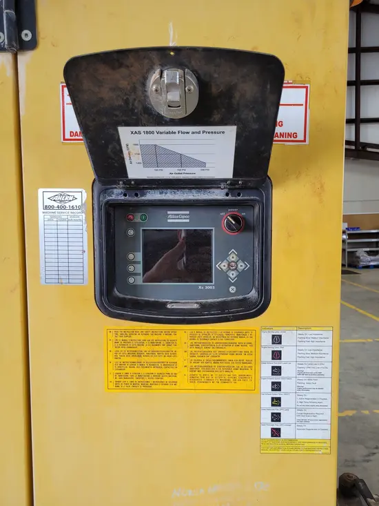 2016 Atlas Copco XAS1800CDT4 Air Compressor