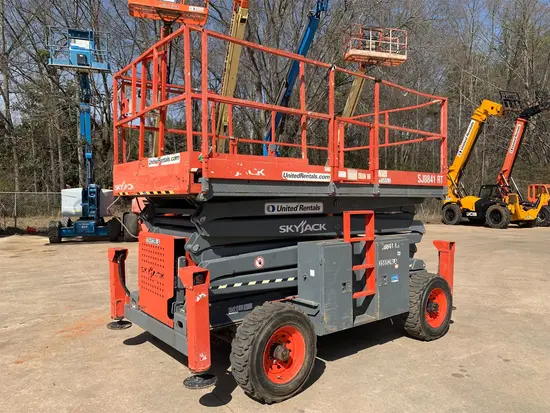 2016 Skyjack SJ8841RT Rough Terrain Scissor Lift