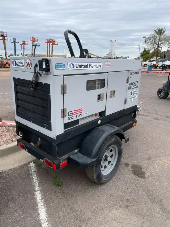 2018 Wacker Neuson G25 T4F Diesel Generator