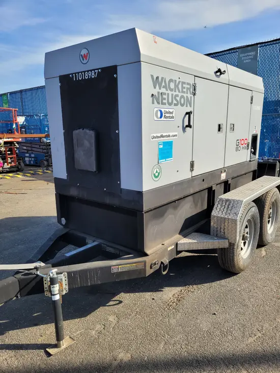 2019 Wacker Neuson G100 T4F Diesel Generator
