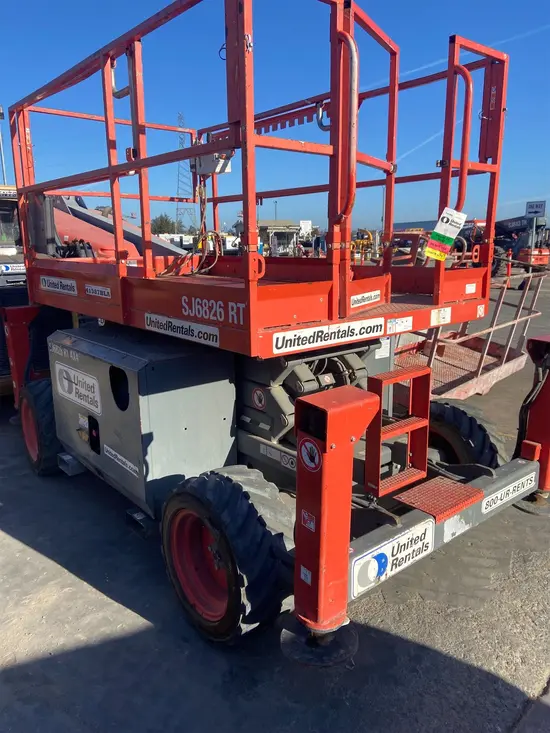 2017 Skyjack SJ6826RT Rough Terrain Scissor Lift