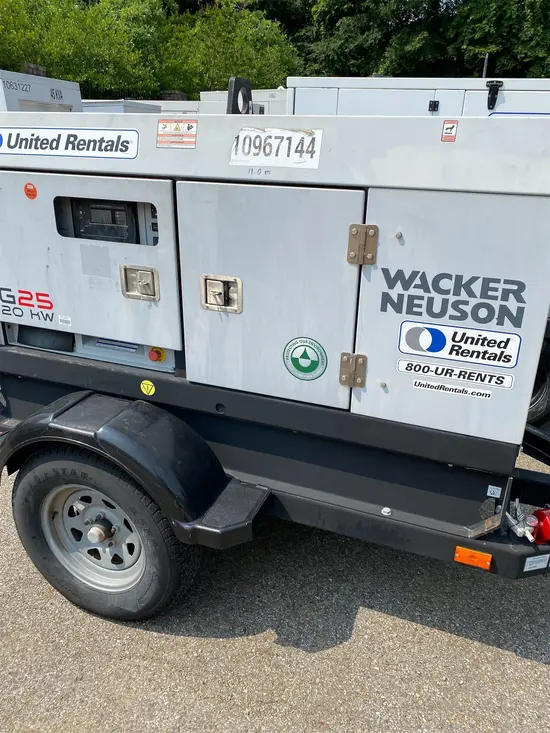 2019 Wacker Neuson G25 T4F Diesel Generator