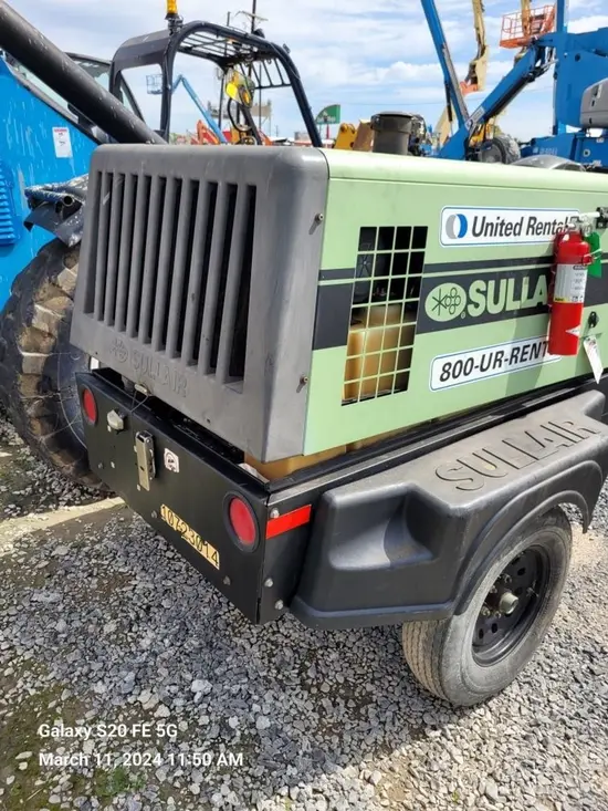 2018 Sullair 185DPQ-KU-T3 Air Compressor