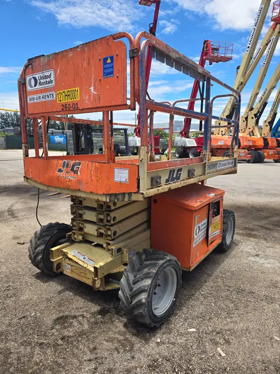 2019 JLG 260MRT Rough Terrain Scissor Lift