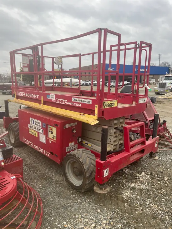 2017 MEC 4069RT Rough Terrain Scissor Lift