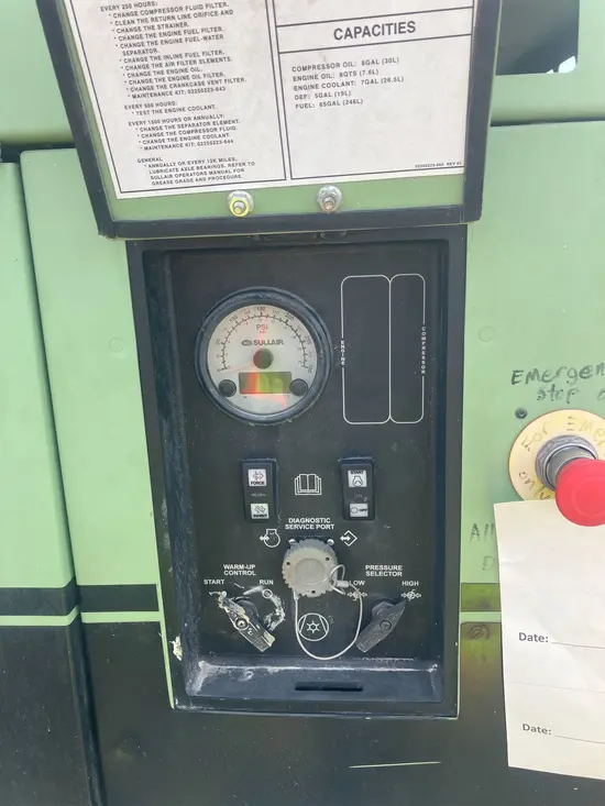 2019 Sullair 400HDPQ-CU Air Compressor