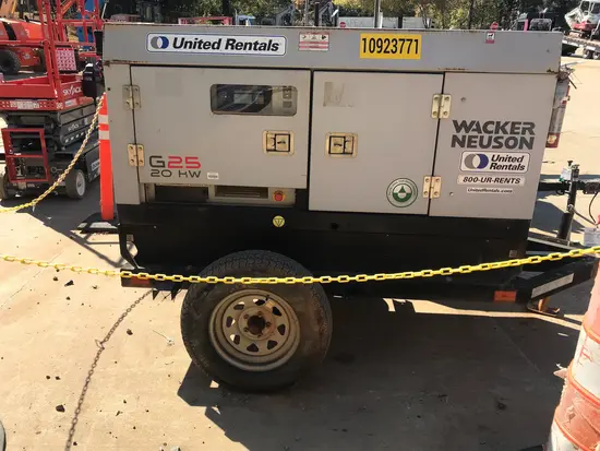 2019 Wacker Neuson G25 T4F Diesel Generator