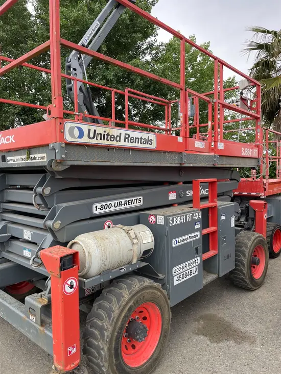 2017 Skyjack SJ8841RT Rough Terrain Scissor Lift