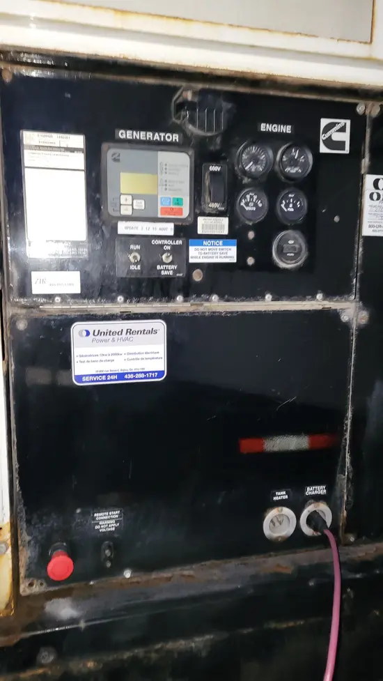 2014 Cummins C150D6RG Diesel Generator