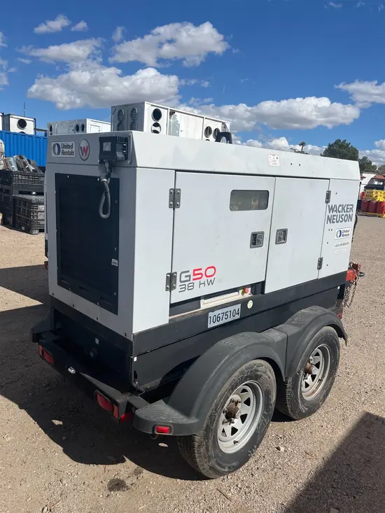 2017 Wacker Neuson G50 T4F Diesel Generator