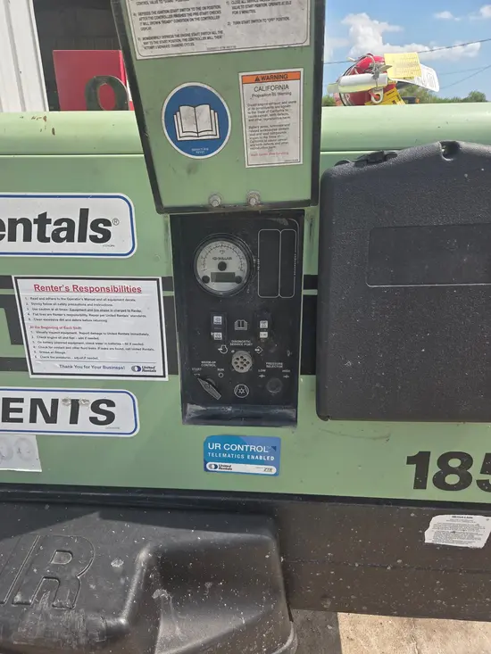 2018 Sullair 185DPQ-KU-T3 Air Compressor
