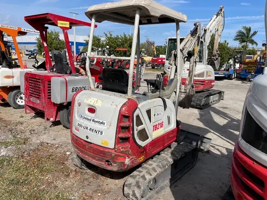 2019 Takeuchi TB216 Mini Excavator