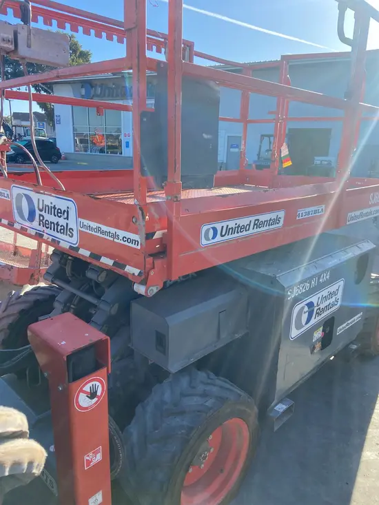 2017 Skyjack SJ6826RT Rough Terrain Scissor Lift