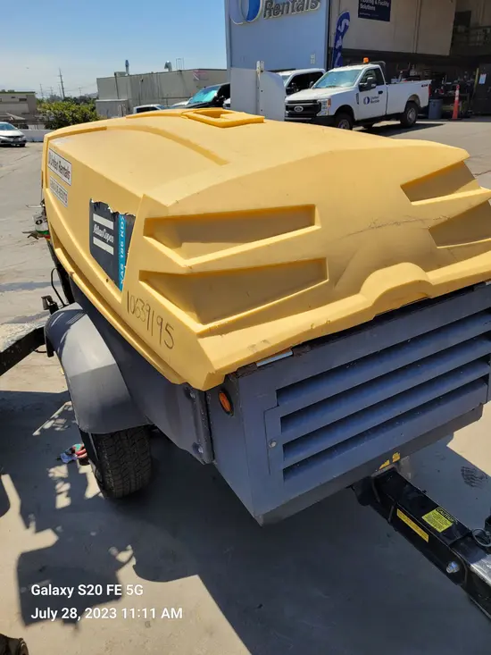 2017 Atlas Copco XAS185KD7 T4F Air Compressor