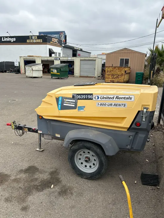 2017 Atlas Copco XAS185KD7 T4F Air Compressor