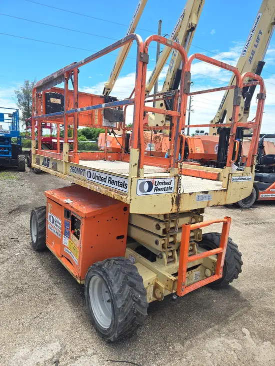 2019 JLG 260MRT Rough Terrain Scissor Lift