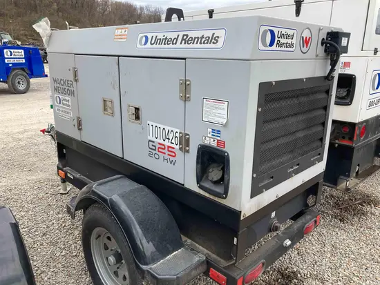 2019 Wacker Neuson G25 T4F Diesel Generator