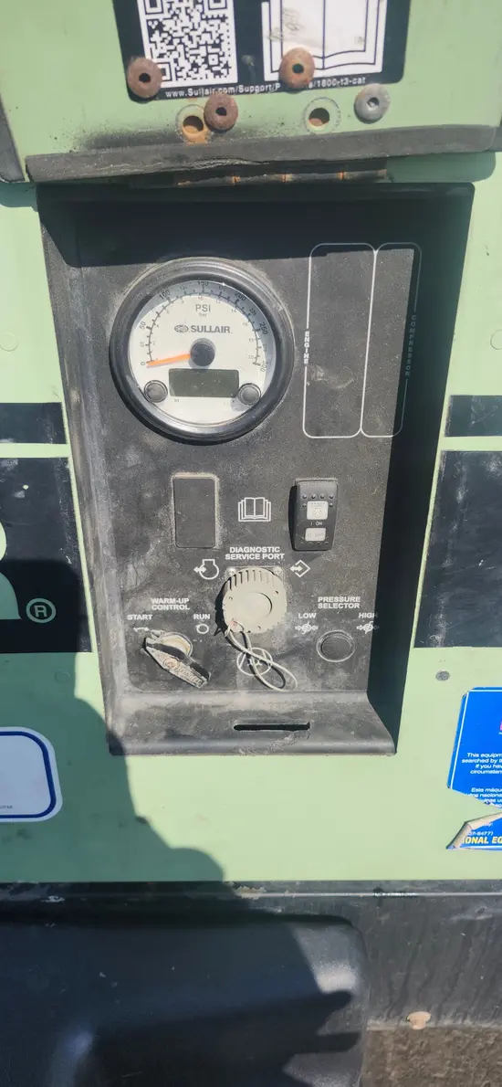 2019 Sullair 185DPQ-KU-T3 Air Compressor