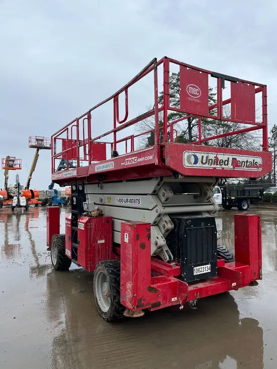 2017 MEC 6092RT Rough Terrain Scissor Lift