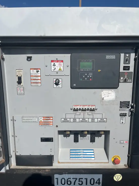 2017 Wacker Neuson G50 T4F Diesel Generator