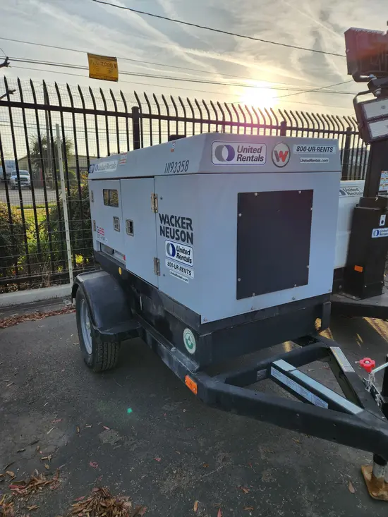 2021 Wacker Neuson G25 T4F Diesel Generator