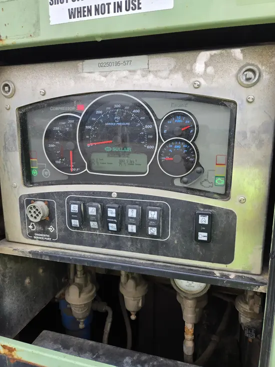 2014 Sullair 900-1150FXH Air Compressor