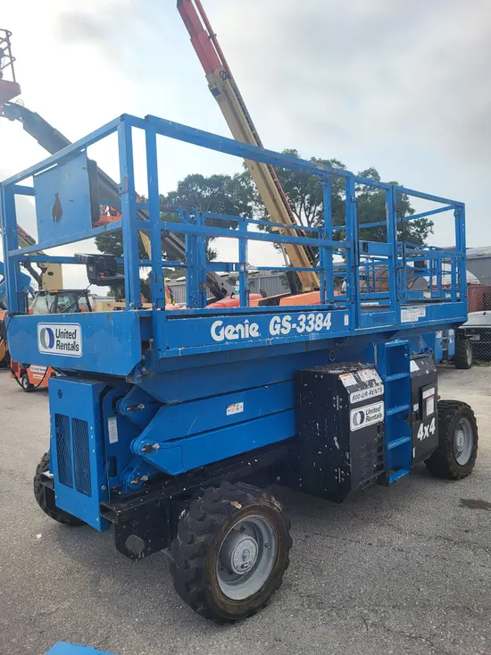 2016 Genie GS-3384 RT Rough Terrain Scissor Lift