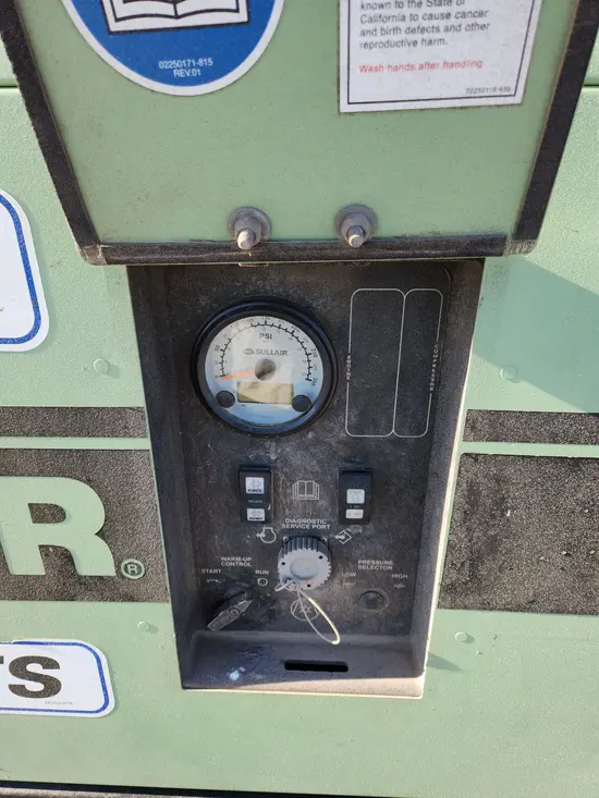 2018 Sullair 185DPQ-KU-T3 Air Compressor