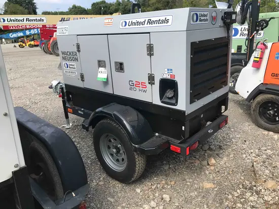 2019 Wacker Neuson G25 T4F Diesel Generator