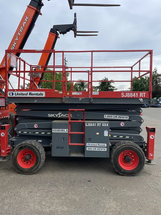 2017 Skyjack SJ8841RT Rough Terrain Scissor Lift