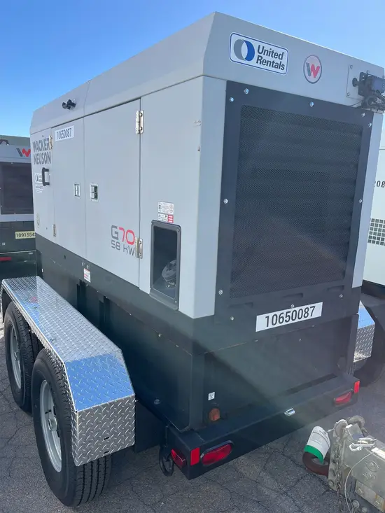 2017 Wacker Neuson G 70 Diesel Generator