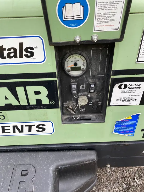 2018 Sullair 185DPQ-KU-T3 Air Compressor